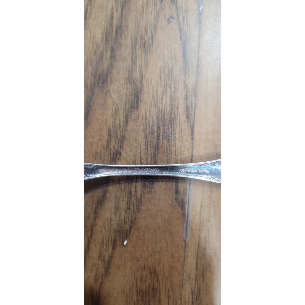 Oneida Wm A Rogers CHALICE Harmony  Silverplate 3 Oval Spoons 1958